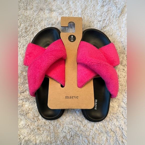 Maeve | Anthropologie | Terry Slide Sandal - Picture 4 of 5